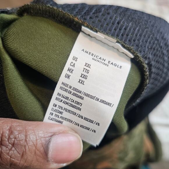 American Eagle Green Tie Dye Jogger Pants Size XXL - Picture 6 of 6